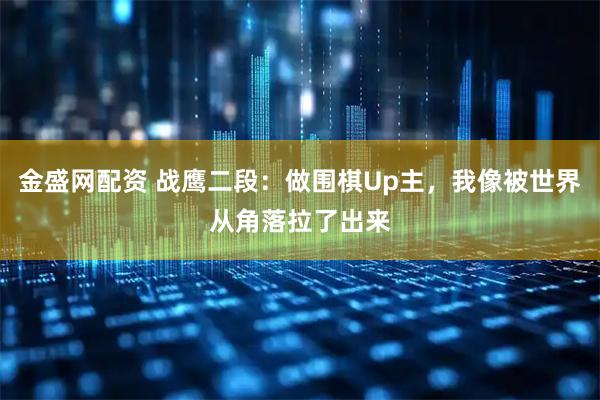 金盛网配资 战鹰二段：做围棋Up主，我像被世界从角落拉了出来