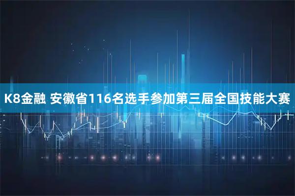 K8金融 安徽省116名选手参加第三届全国技能大赛